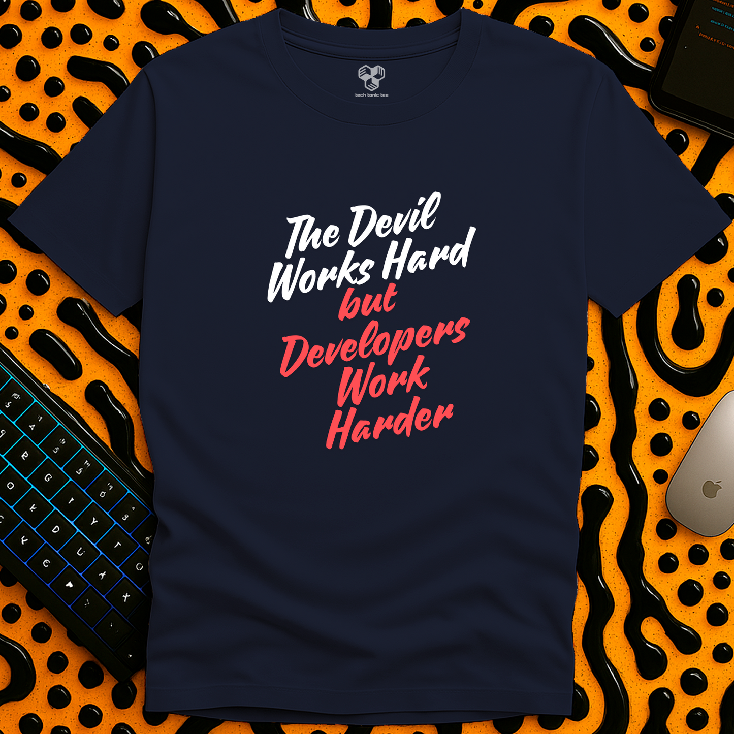 The Devil Works Hard T-Shirt