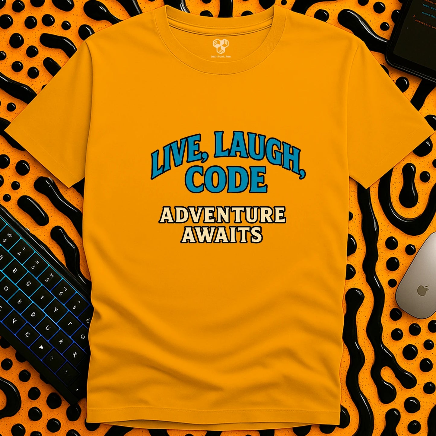 Live, Laugh, Code T-Shirt