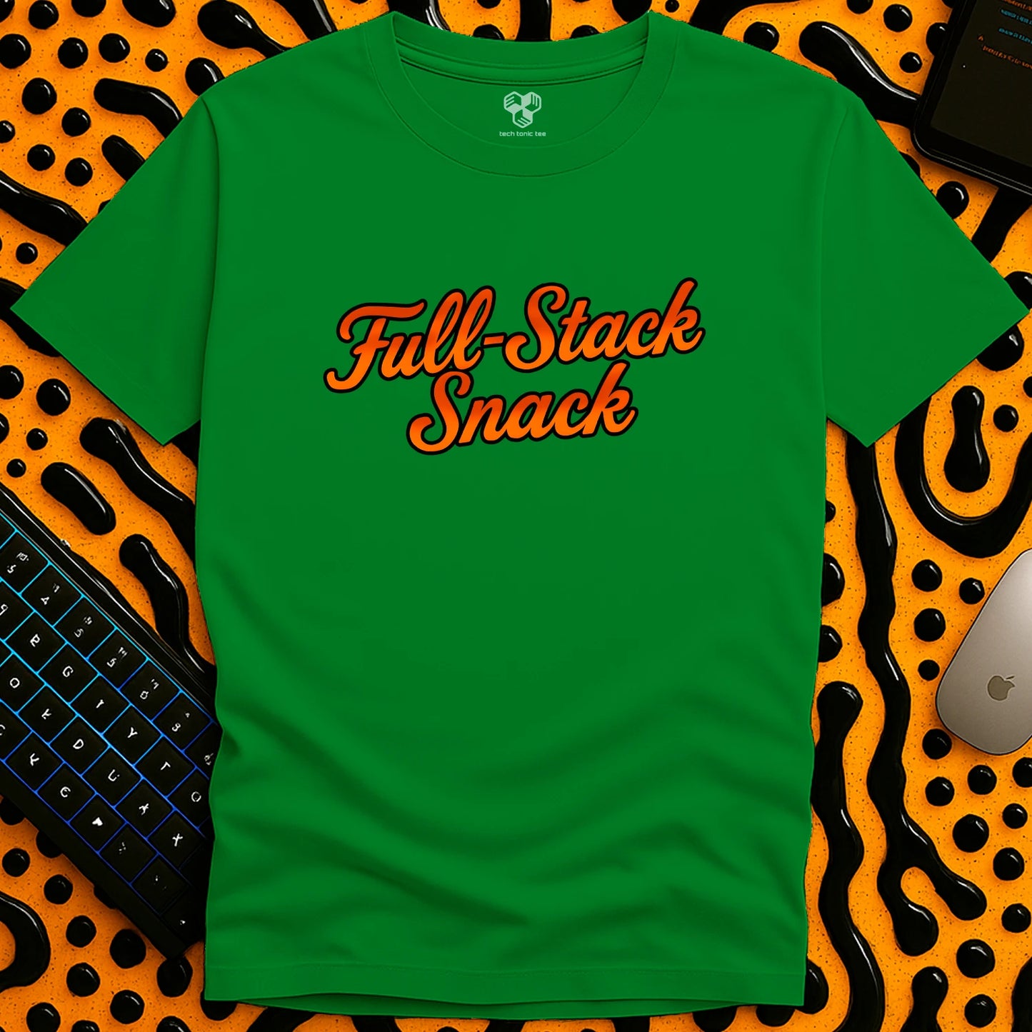 Full-Stack Snack Slogan T-Shirt