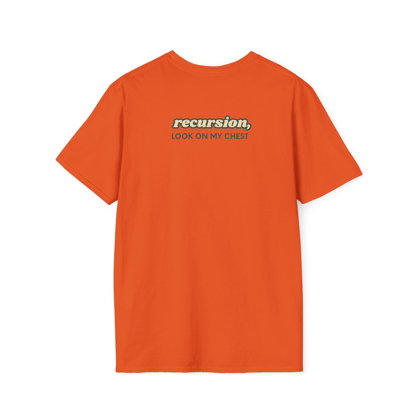 Recursion T-Shirt ** Front & Back Print **