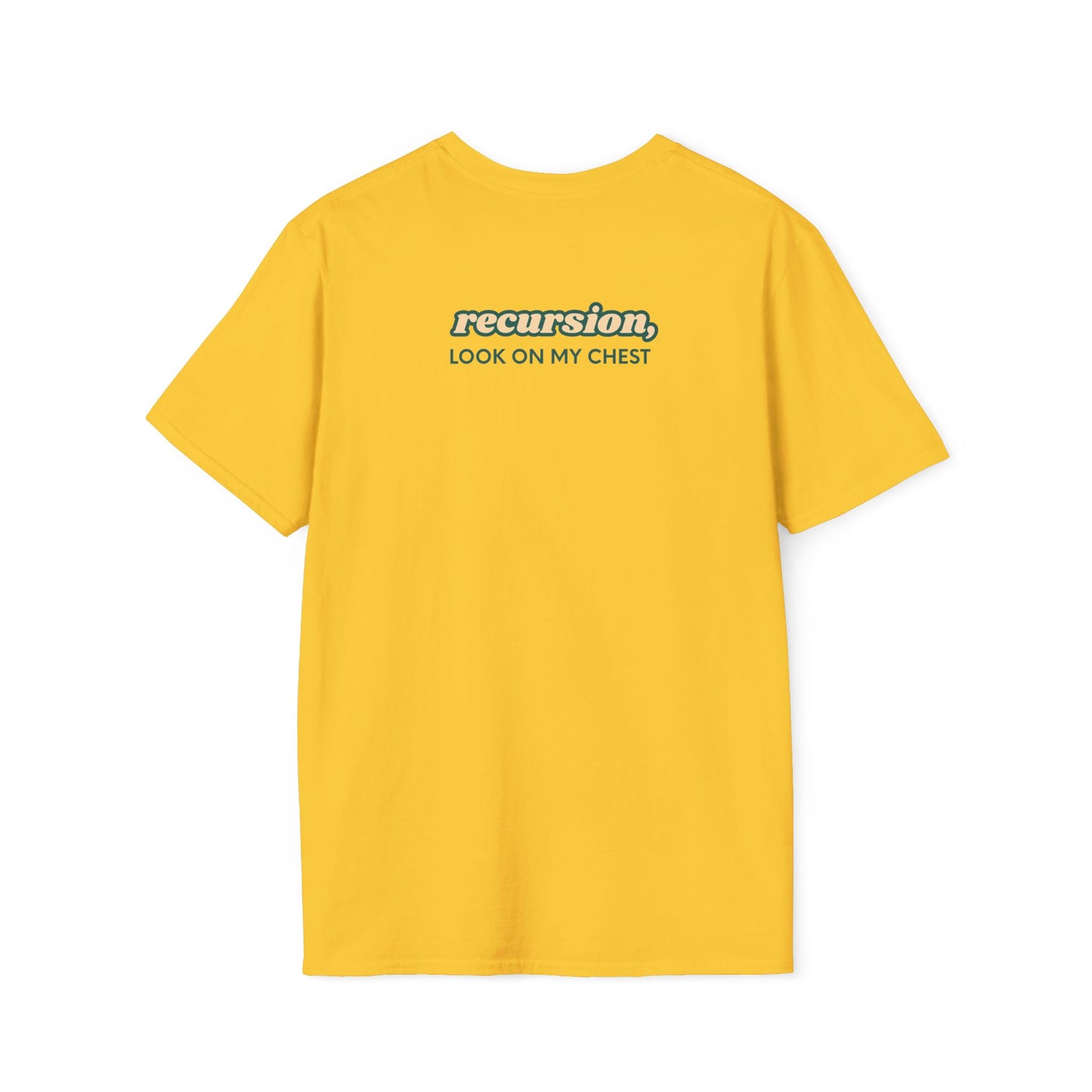 Recursion T-Shirt ** Front & Back Print **