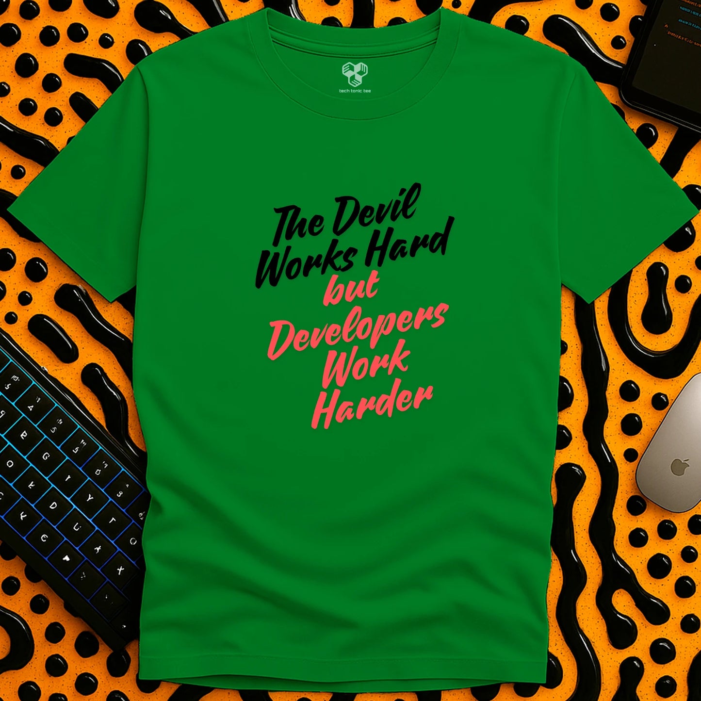 The Devil Works Hard T-Shirt