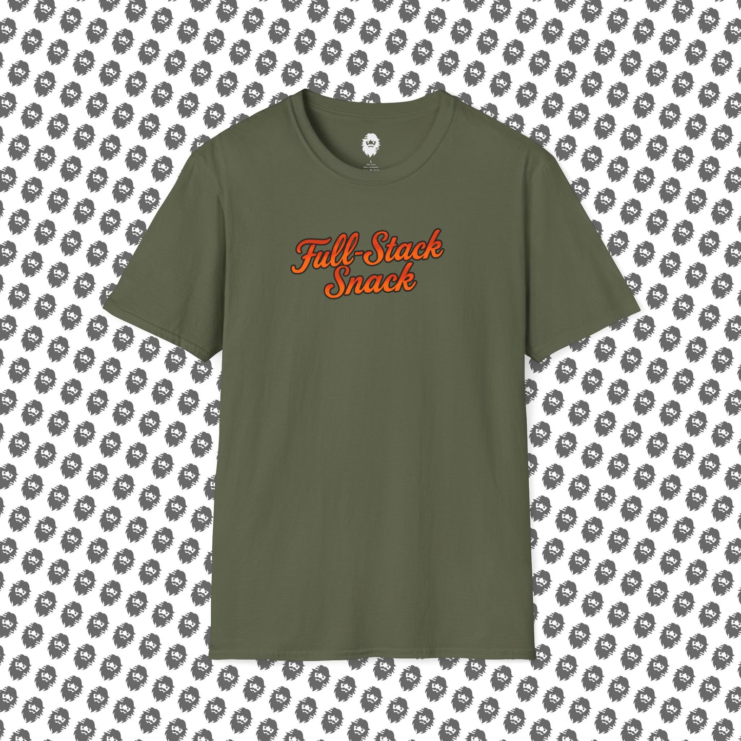 Full-Stack Snack Slogan T-Shirt
