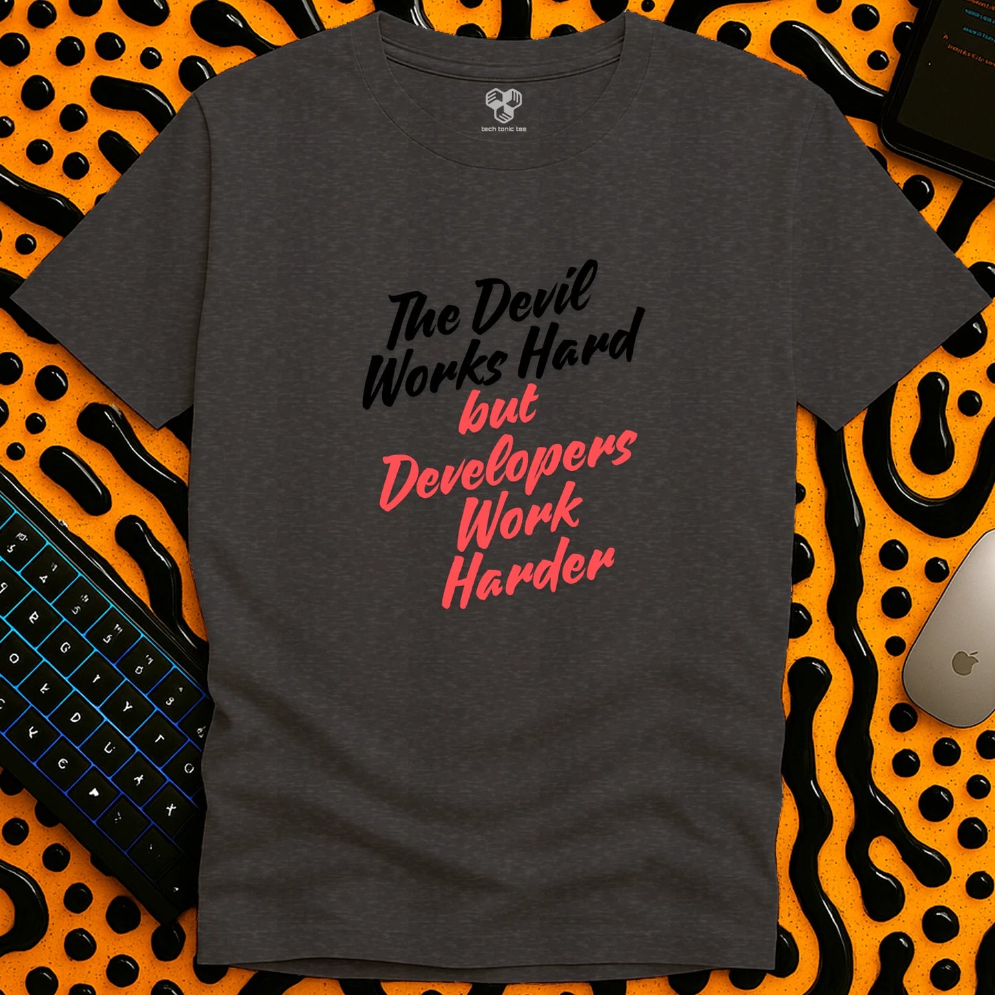 The Devil Works Hard T-Shirt