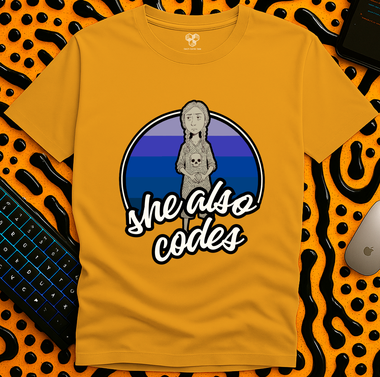 she also codes T-Shirt