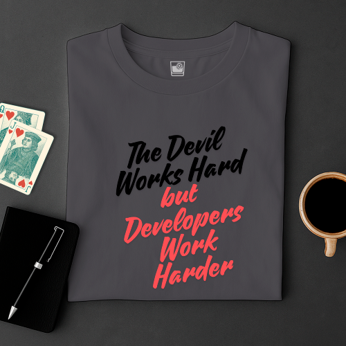 The Devil Works Hard T-Shirt